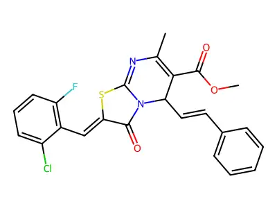 C24H18ClFN2O3S structure