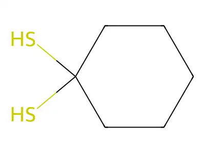 1,1-环己二硫醇 structure
