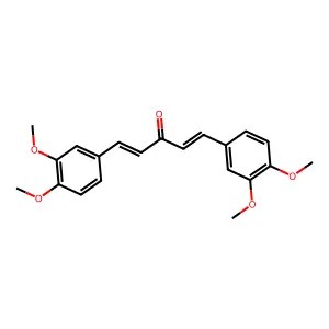 1,5-Bis(3,4-dimethoxyphenyl)-1,4-pentadien-3-one structure