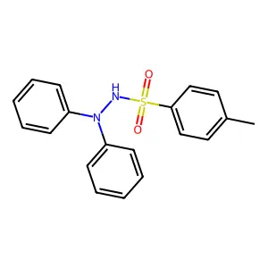 4-methyl-N',N'-diphenylbenzenesulfonohydrazide structure