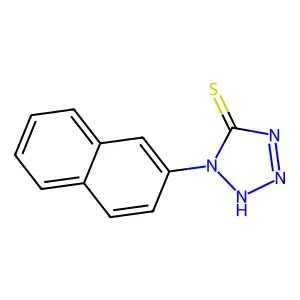 1-Naphthalen-2-yl-1H-tetrazole-5-thiol structure
