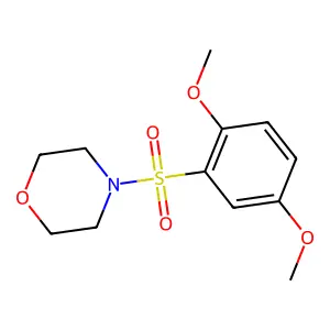 4-[(2,5-Dimethoxyphenyl)sulfonyl]morpholine structure