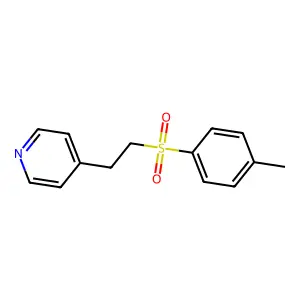 Pyridine, 4-[2-[(4-methylphenyl)sulfonyl]ethyl]- structure