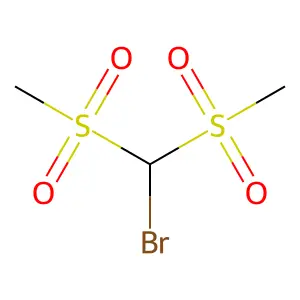 Bromo[di(methanesulfonyl)]methane structure