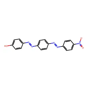 Phenol, 4-[2-[4-[2-(4-nitrophenyl)diazenyl]phenyl]diazenyl]- structure