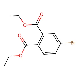 Diethyl 4-bromobenzene-1,2-dicarboxylate structure