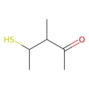 4-Mercapto-3-methyl-pentan-2-one structure