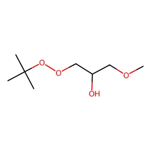 1-(tert-Butyldioxy)-3-methoxy-2-propanol structure