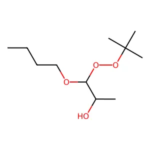 1-Butoxy-1-tert-butyldioxy-2-propanol structure