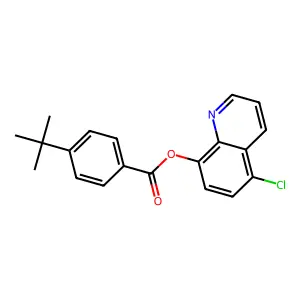 (5-Chloroquinolin-8-yl) 4-tert-butylbenzoate structure