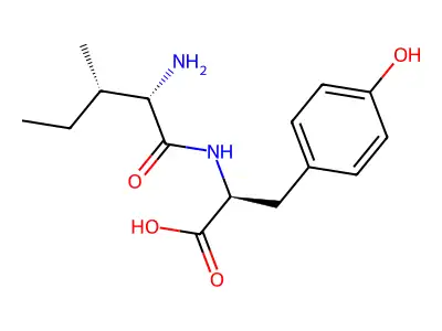 Isoleucyltyrosine structure