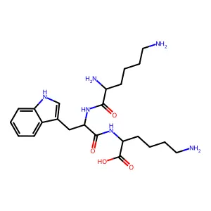 赖氨酰色氨酰赖氨酸 structure