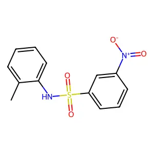 3-硝基-N-(邻甲苯基)苯磺酰胺 structure