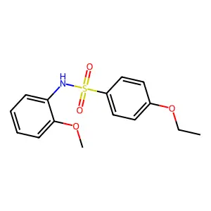 4-ethoxy-N-(2-methoxyphenyl)benzenesulfonamide structure