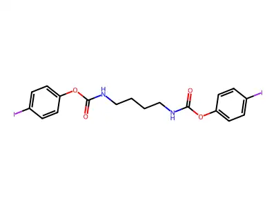 4-Iodophenyl 4-{[(4-iodophenoxy)carbonyl]amino}butylcarbamate structure