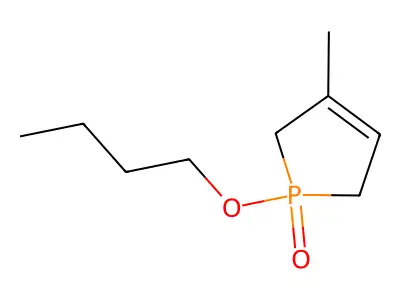 1-Butoxy-3-methyl-2,5-dihydro-1H-1lambda~5~-phosphol-1-one structure