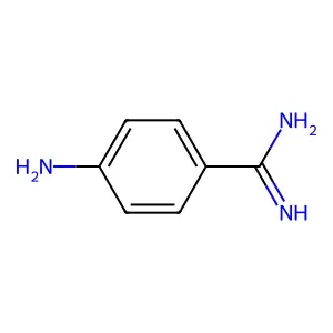 对氨基苯甲脒 structure