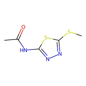 N-[5-(Methylsulfanyl)-1,3,4-thiadiazol-2-yl]acetamide structure