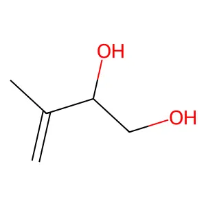3-Methylbut-3-ene-1,2-diol structure