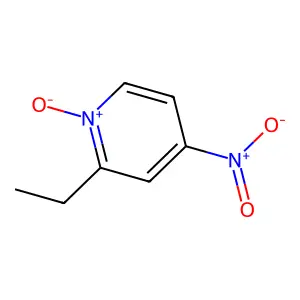 2-乙基-4-硝基吡啶1-氧化物 structure