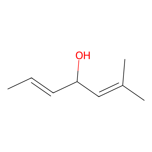 2-Methylhepta-2,5-dien-4-ol structure
