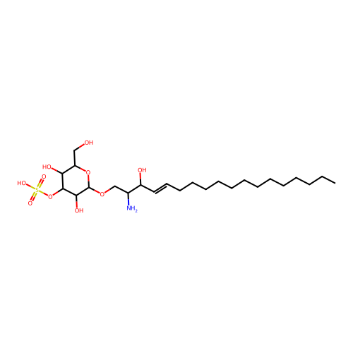 lyso-Sulfatide (bovine) NH4-salt structure