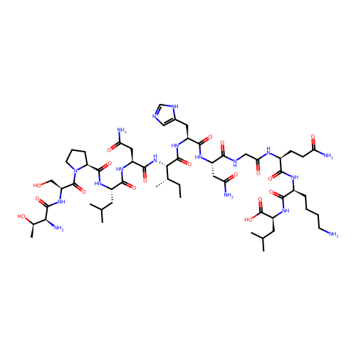 H-Thr-Ser-Pro-Leu-Asn-Ile-His-Asn-Gly-Gln-Lys-Leu-OH structure