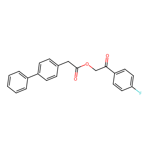 2-(4-Fluorophenyl)-2-oxoethyl biphenyl-4-ylacetate structure