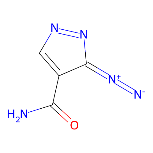 3-Diazopyrazole-4-carboxamide structure