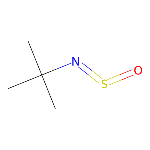 2-Propanamine, 2-methyl-N-sulfinyl- structure