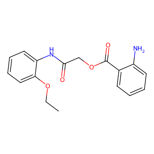 [2-(2-Ethoxyanilino)-2-oxoethyl] 2-aminobenzoate structure