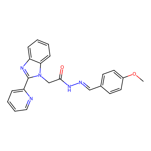 C22H19N5O2 structure