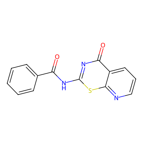 N-(4-oxo-4H-pyrido[3,2-e][1,3]thiazin-2-yl)benzamide structure