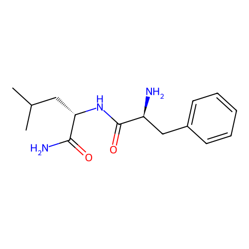 L-Phenylalanyl-L-leucinamide structure
