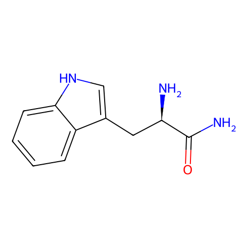 D-tryptophanamide structure