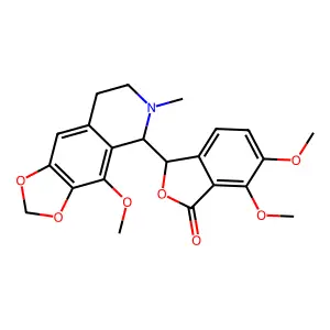 (-)-Beta-narcotine structure