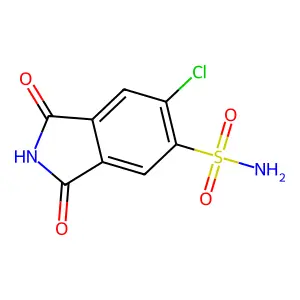 4-(Aminosulfonyl)-5-chlorophthalimide structure