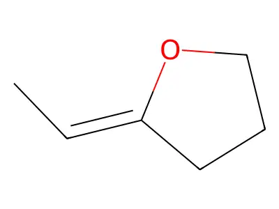 endo-2-Ethylidenetetrahydrofuran structure