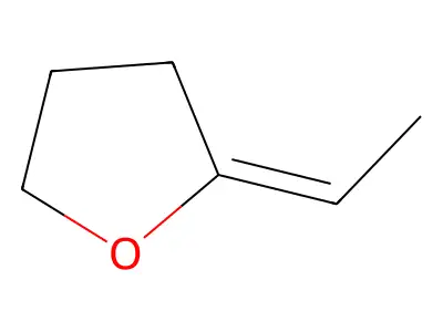 exo-2-Ethylidenetetrahydrofuran structure