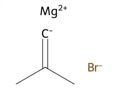 2-Methyl-1-propenylmagnesium bromide structure
