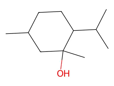 Cyclohexanol, 1,5-dimethyl-2-(1-methylethyl)- structure