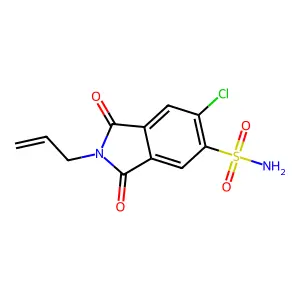 5-Isoindolinesulfonamide, 2-allyl-6-chloro-1,3-dioxo- structure
