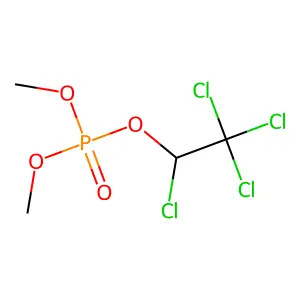 Phosphoric acid, dimethyl 1,2,2,2-tetrachloroethyl ester structure