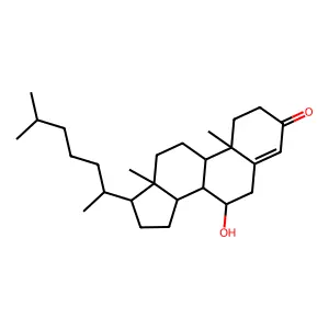 4-胆甾烯-7α-醇-3-酮 structure