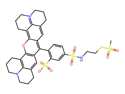 Texas Red-sulfonamidoethyl methanethiosulfonate structure