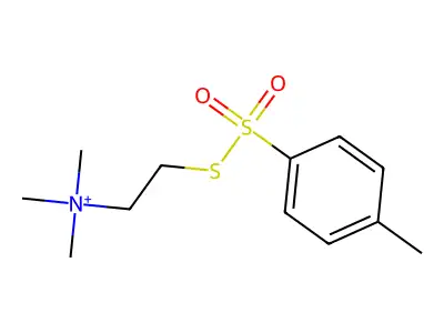 [2-(Trimethylammonium)ethyl] Toluenethiosulfonate Bromide structure