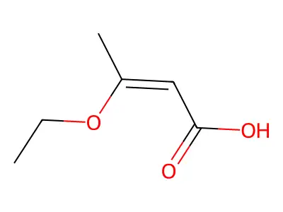 3-ethoxybut-2-enoic acid structure