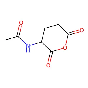 N-(四氢-2,6-二氧代-2H-吡喃-3-基)乙酰胺 structure