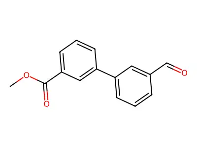 Methyl 3-(3-formylphenyl)benzoate structure
