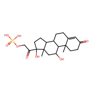磷酸氢化可的松 structure